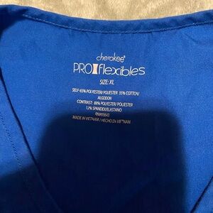 Royal Blue Scrub Top